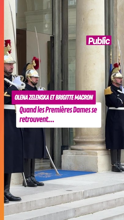 Olena Zelenska et Brigitte Macron retrouvent leurs maris avec style et complicité