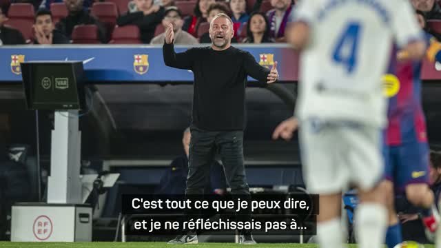 Barcelone - Flick explique à quoi il pensait lors de sa scène devenue virale avec Raphinha