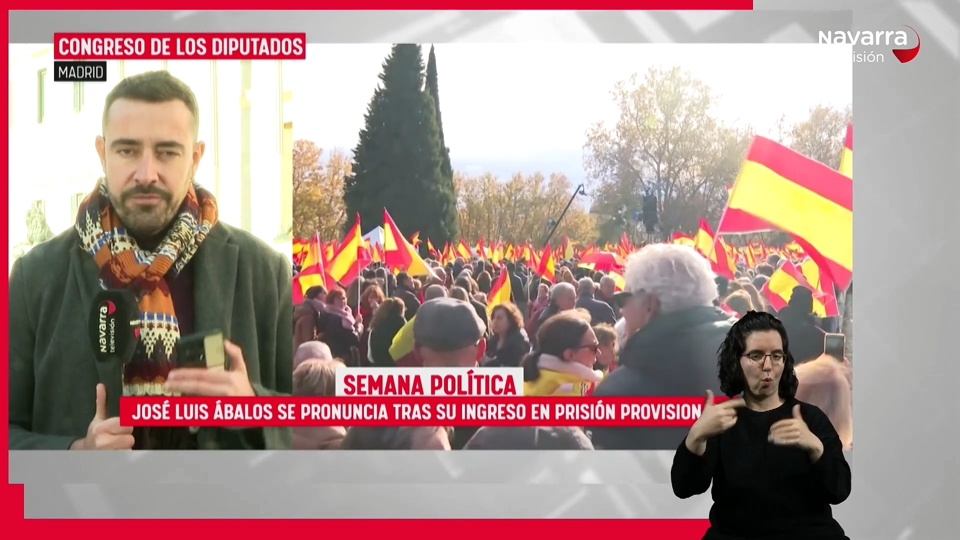 Noticias de Navarra 14.30h 01/12/2025 Lengua de Signos