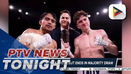 Jimuel Pacquiao’s pro debut ends in majority draw