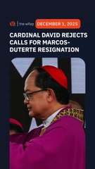 Why Cardinal David rejects Marcos-Duterte resignation call