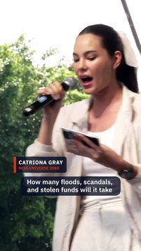 Catriona Gray: 'Every time we stay quiet, corruption wins'