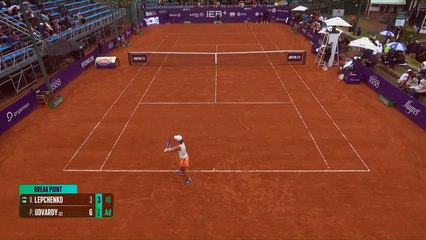 Varvara Lepchenko (EE.UU.) vs Panna Udvardy (HUN) - Juego, set, partido - WTA 125 de Buenos Aires