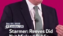 Starmer: Reeves Did Not Mislead Public Ahead of Budget
