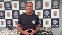 Polícia Civil acha esconderijo com armas e explosivos prontos para ação criminosa no Paraná