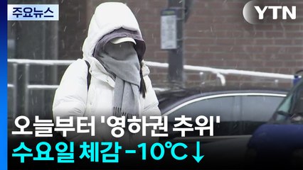 [날씨] 오늘부터 영하권,  수요일 체감 -10℃↓...목요일엔 첫눈 / YTN