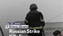 Russian Strike Kills Four In Dnipro