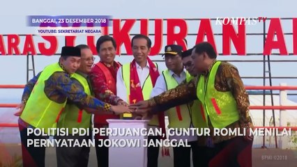 PDIP Blak-blakan Respons Bantahan Jokowi soal Peresmian Bandara IMIP Morowali