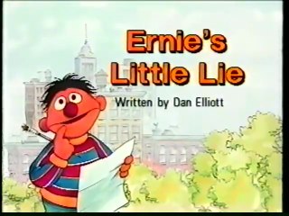 Sesame Street - Start to Read - Ernie's Little Lie (1991) [VHS]