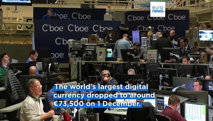 Bitcoin slides gain as investors lose appetite for crypto