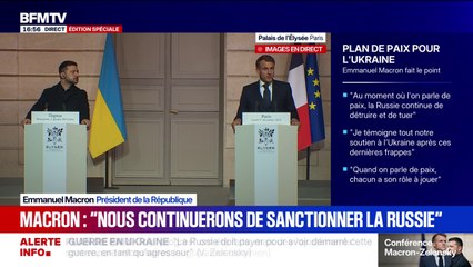 Corruption en Ukraine: Emmanuel Macron affirme que "notre rôle" n'est pas de "donner des leçons"