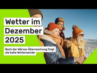 Wetter im Dezember 2025: Nach der Wärme-Überraschung folgt die kalte Winterwende