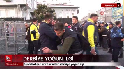 Fenerbahçe taraftarından derbiye yoğun ilgi