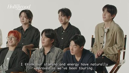 K-pop Stars ATEEZ Talk Latest World Tour, Sticking With Their Label KQ Entertainment & More | THR Video