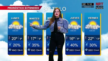 ¡Atentos al clima para este inicio de semana! 🌥️