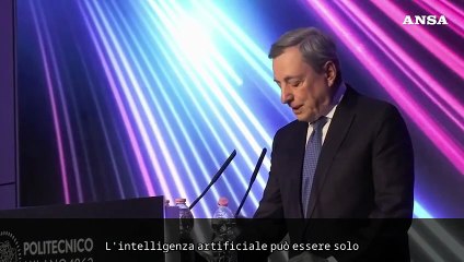 Draghi: "Se l'Europa non sviluppa l'IA rischia stagnazione"