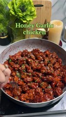 Honey garlic chicken