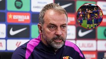 Hansi Flick analiza los resultados del Barcelona en las ultimas fechas