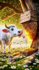 Bees attack a cow rescue team save his life