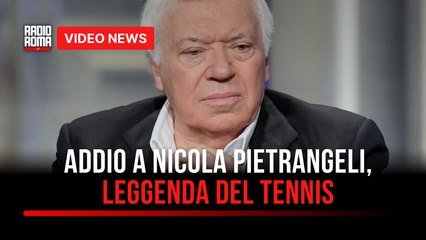 Addio a Nicola Pietrangeli, leggenda del tennis