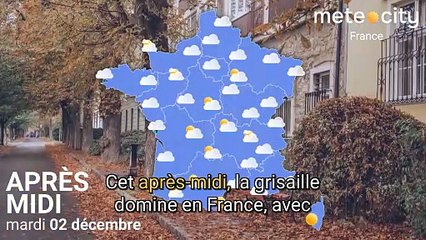 Bulletin météo France du mardi 02 décembre 2025