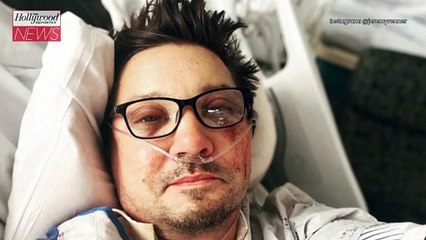 Jeremy Renner Shares First Video Update From Hospital Following Snowplow Accident | THR News