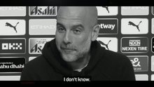 Guardiola's grumpy and blunt press conference