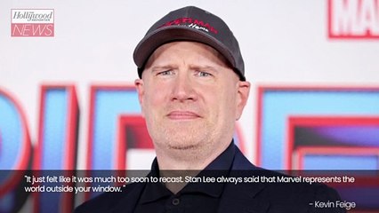 Marvel’s Kevin Feige Talks Not Recasting T’Challa for ‘Black Panther 2’ | THR News