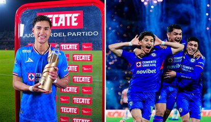 Jeremy Márquez es nombrado el jugador del partido de Cruz Azul vs Chivas tras golazo con La Máquina