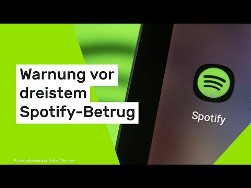 Warnung vor dreistem Spotify-Betrug