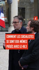 Comment le PS s'est piégé tout seul avec le 49.3
