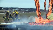Exercice de mise à feu : entraînement concluant à Saint-Alexandre-de-Kamouraska 