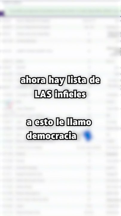 La lista de MUJERES infieles en Perú