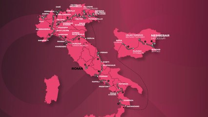 Cyclisme - Tour d'Italie 2026 - Le parcours du Giro d'Italia 2026... de la Bulgarie à Rome