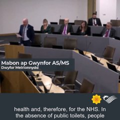 Dwyfor Meirionnydd MS calls for protection for public toilets