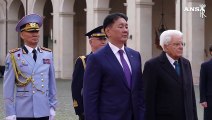 Mattarella riceve il presidente della Mongolia, Khurelsukh Ukhnaa