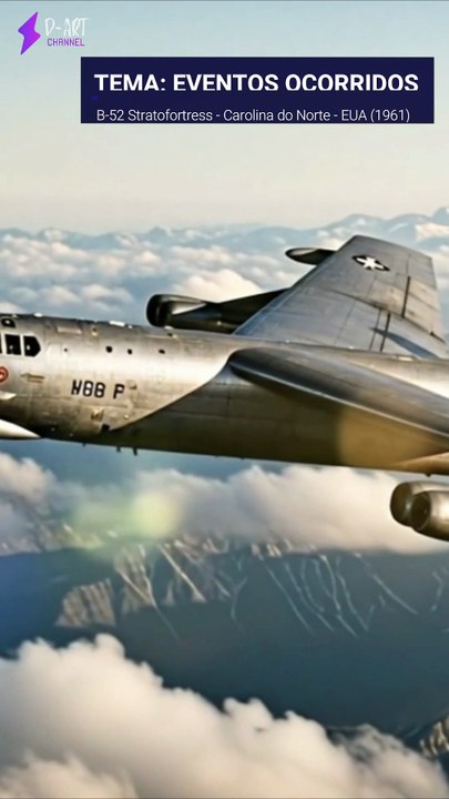 Avião que caiu com bombas nucleares nos EUA (1961)