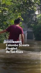 Colombo Streets Flooded As Toll Rises