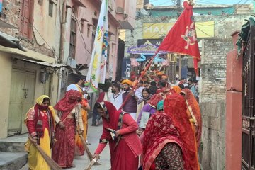 चांदी के रथ में विराजेे बाबा श्याम, धार्मिक तिजारा नगरी हुई श्याम मय.... देखें वीडियो ....