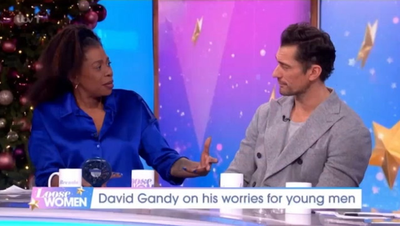 Supermodel David Gandy says young men feel ‘dem...