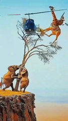 ‎"Elephants’ Power Strike! Zebra & Tree-Top Animals in a Wild Chase 🐘⚡"