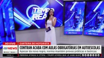 Carteira de motorista: Contran acaba com obrigatoriedade das aulas em autoescolas | TEMPO REAL