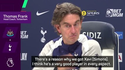 Frank backs 'very good' Simons to fire after tough start