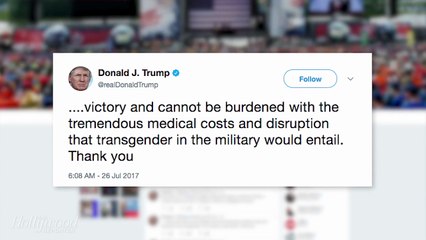 Hollywood Reacts to Trump's Transgender Military Ban | THR News