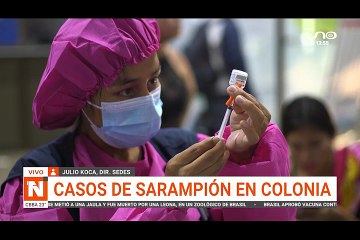 301 CASOS DE SARAMPIÓN EN SANTA CRUZ