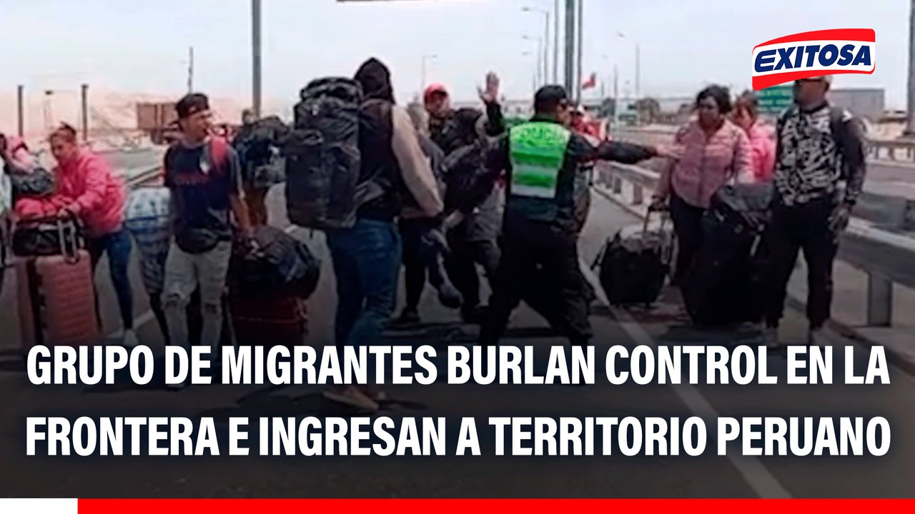 Tacna: Grupo de migrantes burlan control en la frontera e ingresan a territorio peruano