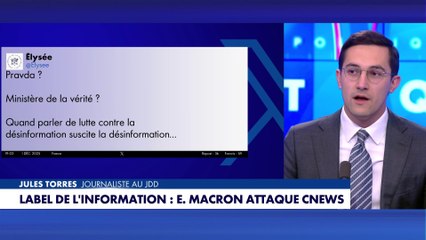 Jules Torres : «On devrait faire des labels pour les mensonges des politiques.»