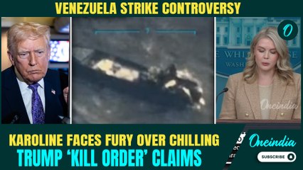 Trump ORDERED To KILL Venezuela Boat STRIKE Survivors? Karoline CORNERED in FIERY Briefing