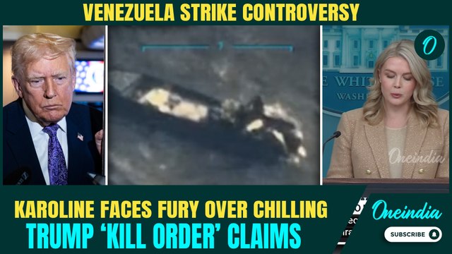 Trump ORDERED To KILL Venezuela Boat STRIKE Survivors? Karoline CORNERED in FIERY Briefing