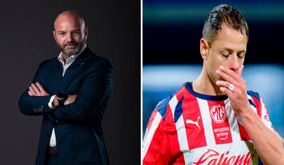 Luis García sale en defensa de Chicharito Hernández: "Aplaudo los hu#$s" que tuvo para agarrar la pelota"